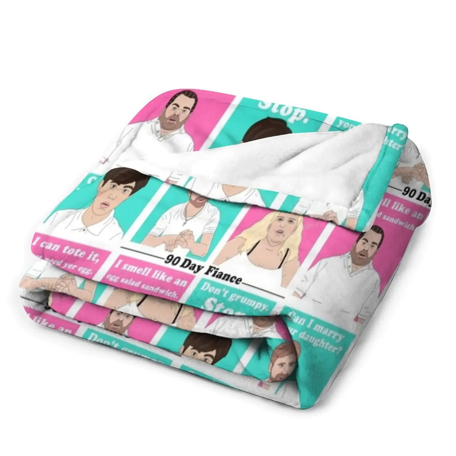 90-дневные цитаты Настояния (Поля Анжела Большой Эд и Цжоун) Пледы для кровати