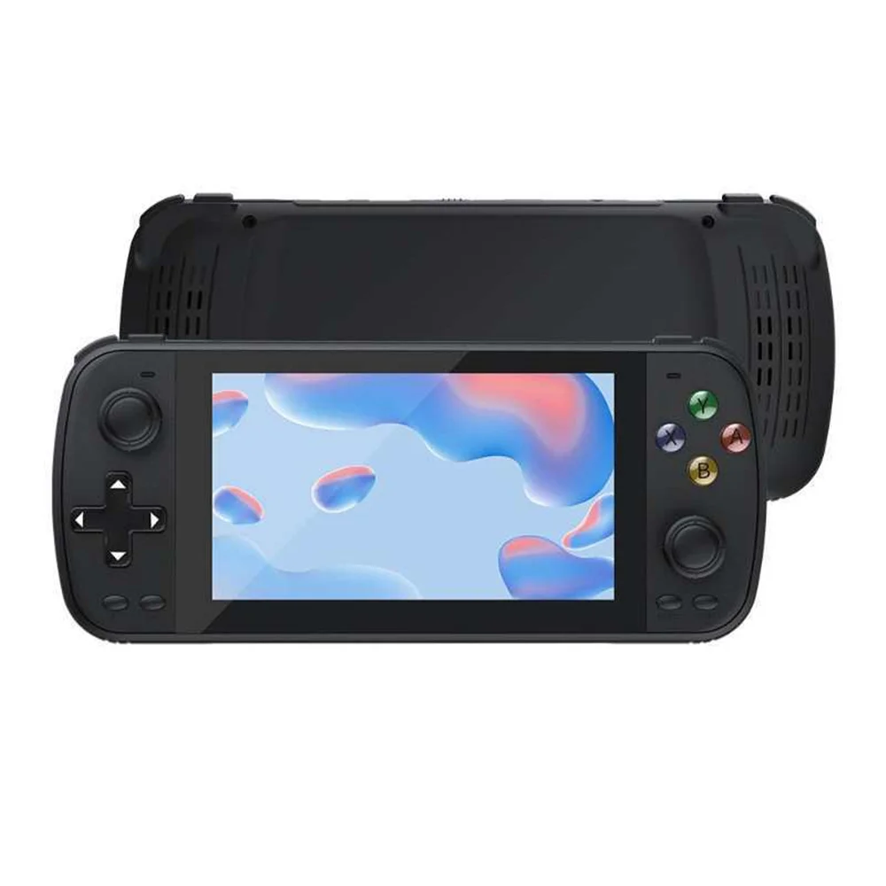 

Ps5000/Q500 5 inch ips screen portable gaming console 32gb 64gb 6000 games for ps1 mega drive for sfc games in hd tv out