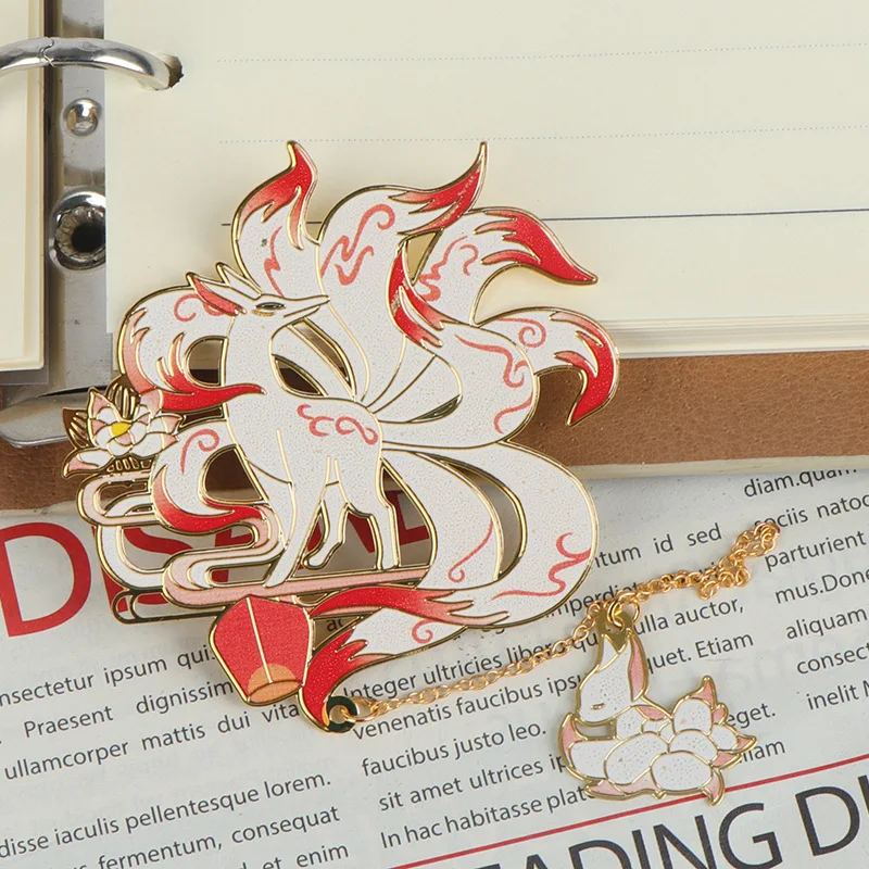 

Luxury Stationery Metal Bookmark Chinese Style Vintage Bookmarks Creative Gift for Teachers Students School Office Supplies