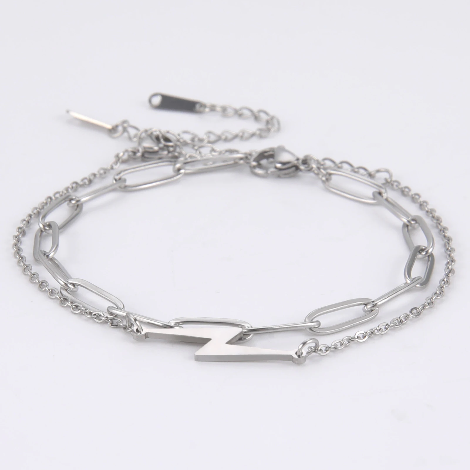 Kkjoy модные браслеты из нержавеющей стали золотого цвета с молнией для женщин