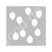 new arrival hot sale balloon party stencil scrapbook diary decoration stencil embossing template diy greeting card handmade