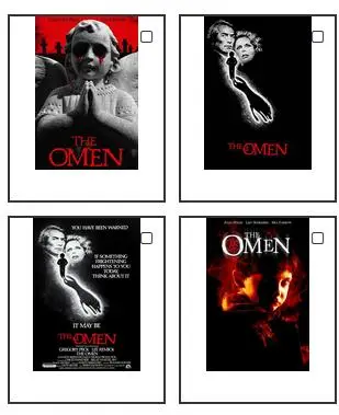 

13 видов стилей выберите Omen фильм печать художественный холст плакат для гостиной Декор домашняя Настенная картина