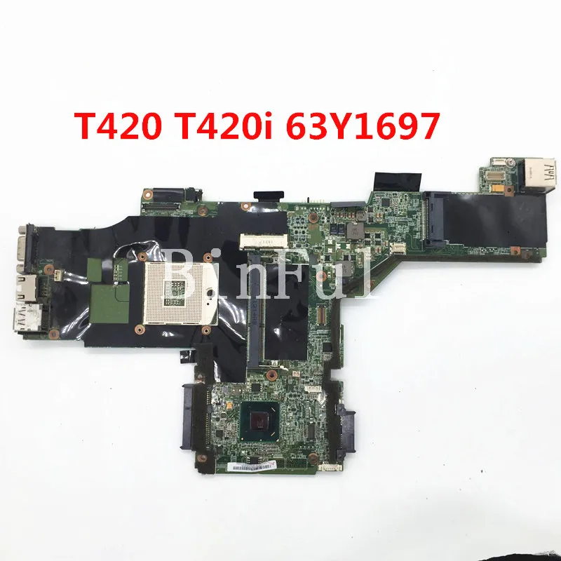 Free Shipping High Quality Mainboard For Lenovo ThinkPad T420 T420I Laptop Motherboard 63Y1697 QM67 DDR3 100% Full Working Well