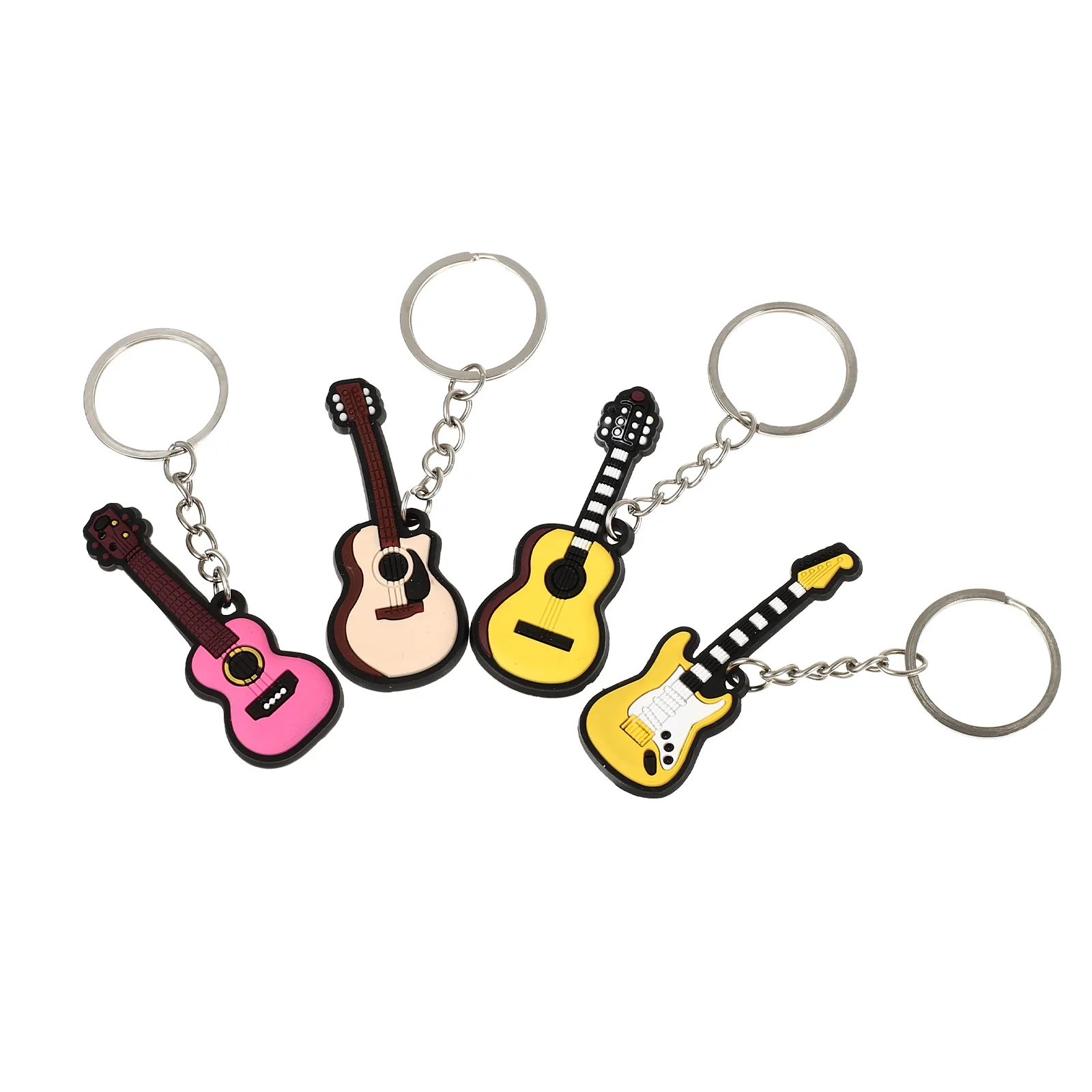 

Брелки для ключей в виде музыкального инструмента, 4 шт.