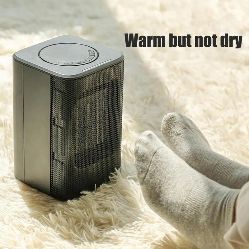 

Space Heater For Indoor PTC Fast Ceramic Heating Room Heater Portable Mini Electric Heated Fan For Office Room Desk Use
