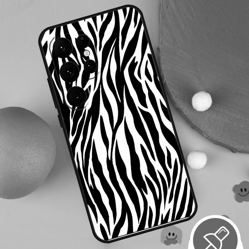 Zebra Skin Case For Samsung Galaxy S22 S23 Ultra S20 FE S21 FE Note 10 20 Ultra S8 S9 S10 Plus Cover images - 6