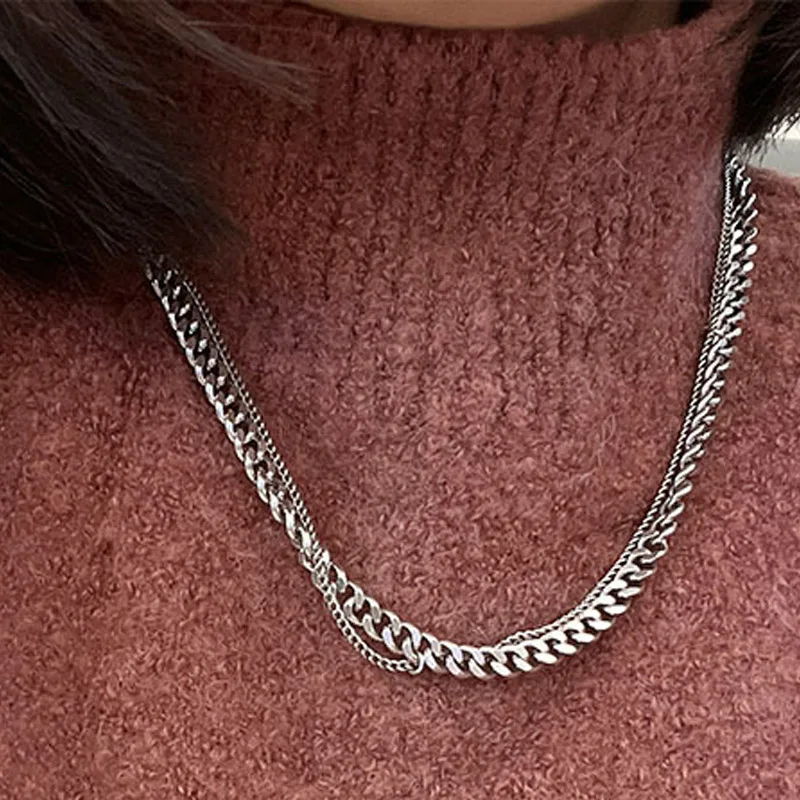 

Cuban Women's Neck Chain Female Aesthetic Necklaces 2022 Luxury Jewelry Summer Necklace For Girls Bridesmaid Jewellery