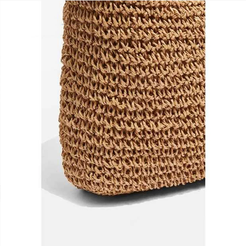 Bohemian Big Rattan Beach Bags for Women Luxury Brands Woven Straw Bag Women Designer Handbags Shoulder Bag 2022 Bali Travel Bag