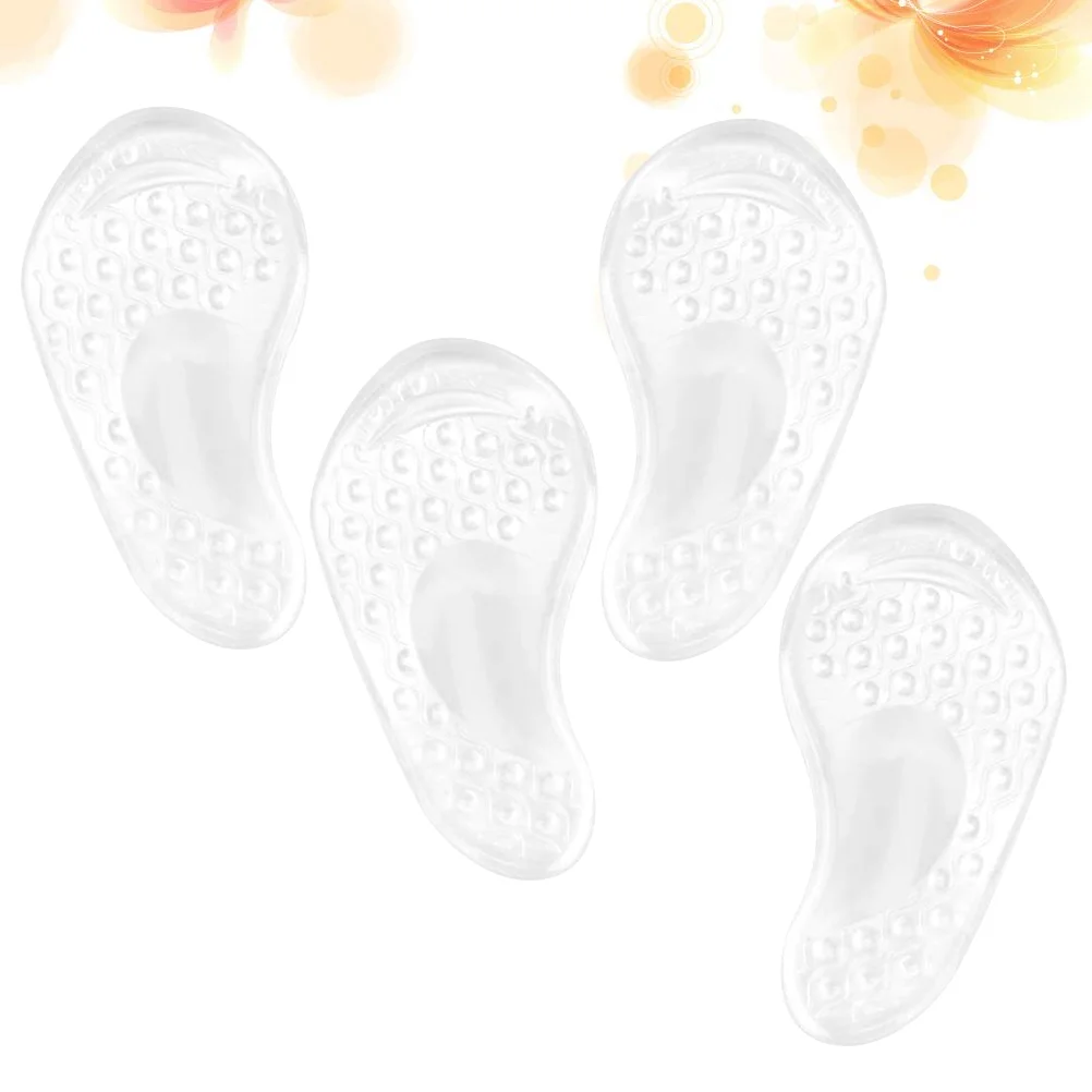 

2 Pairs Care Insoles High Heels Sandals Flip- Flop Inserts Forefoot Cushions Pad Half Shoe Pads Finger protector