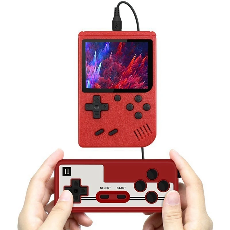 Портативная игровая консоль в стиле ретро для детей с 400 играми и ТВ-подключением