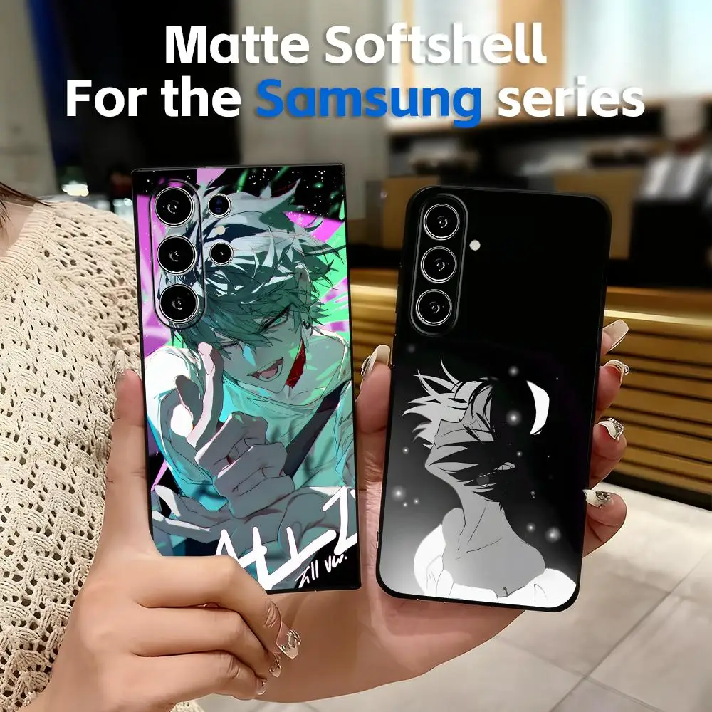 Фото Мягкий черный чехол для телефона с аниме-дизайном Alien Stage для Samsung S26 S25 S24 S23 S22 S21 S20 Plus Ultra Note20 №1