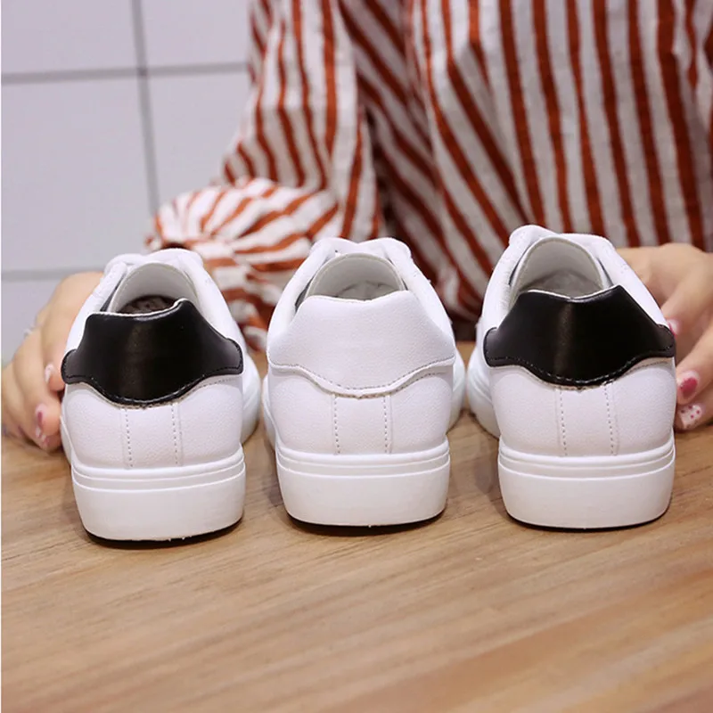 Heart-shaped Running Sneakers Shoes for Women Breathable Sports Walking Flats Woman White Casual Sneaker Zapatos De Mujer