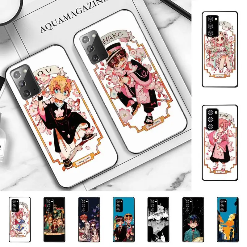 

YNDFCNB Anime Toilet Bound Hanako Kun Phone Case for Samsung Note 5 7 8 9 10 20 pro plus lite ultra A21 12 72