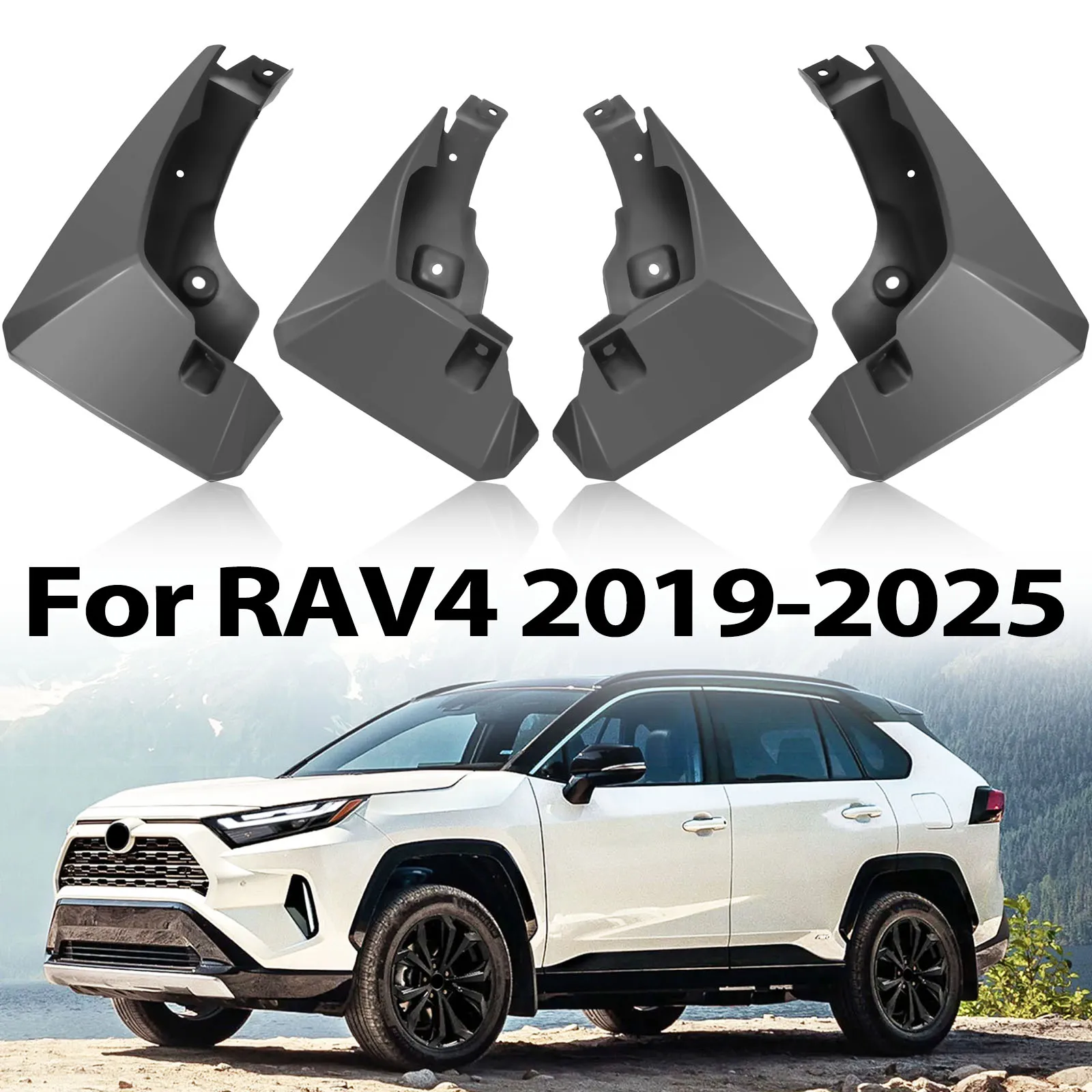 

4 шт. для Toyota RAV4 XA50 2019-2025 автомобильные брызговики брызговики передние и задние аксессуары 2020 2021 2022 2023 2024
