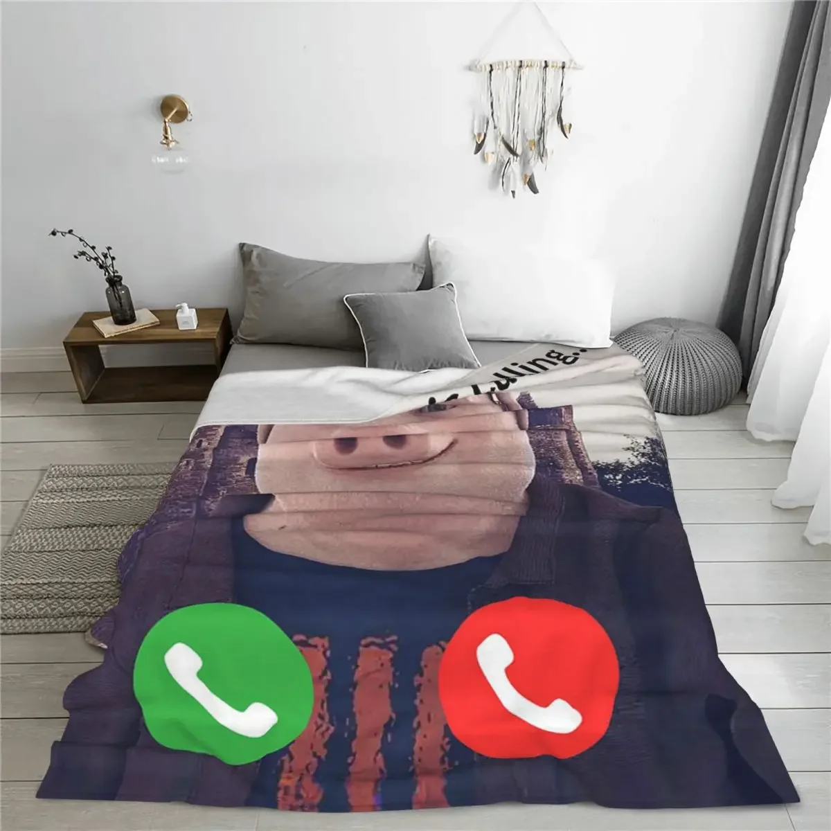 Одеяло Джон свинин мягкая теплая фланелевая накидка покрывало для кровати