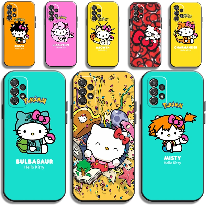 

Hello Kitty Pokémon Phone Cases For Samsung Galaxy S20 FE S20 Lite S8 Plus S9 Plus S10 S10E S10 Lite M11 M12 Carcasa Back Cover