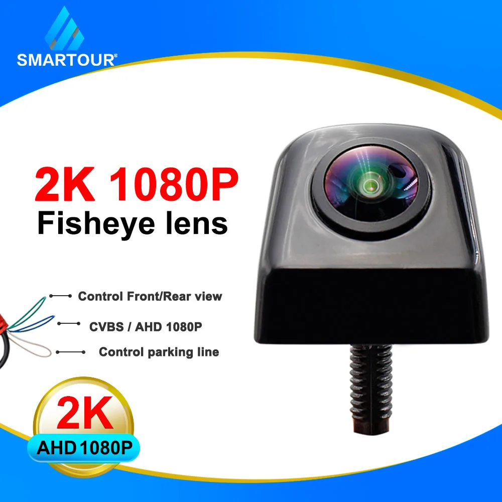 SMARTOUR AHD 1296*1080P 180 Degree CCD Fisheye Lens Starlight Night Vision Vehicle Front / Rear View Camera Car Reverse Camera