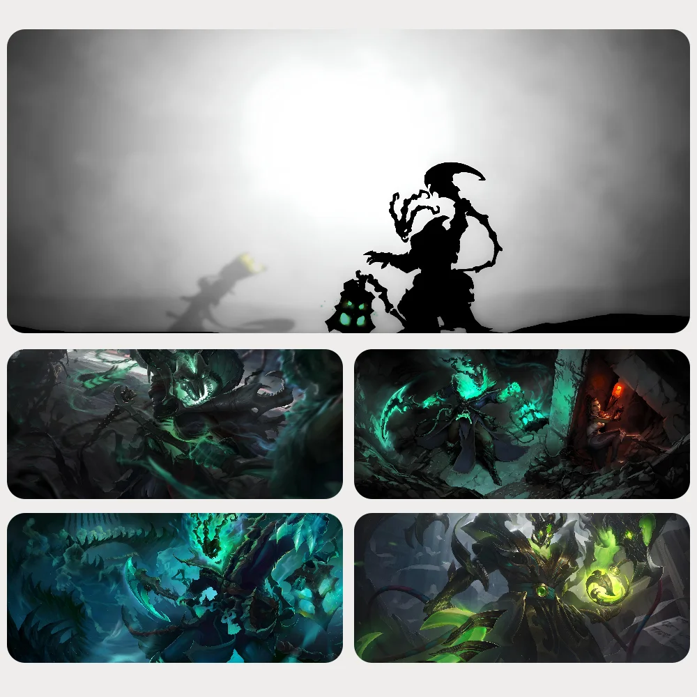 Коврик для мыши Thresh League Of Legends коврик настольный с ковриком игровые аксессуары Prime