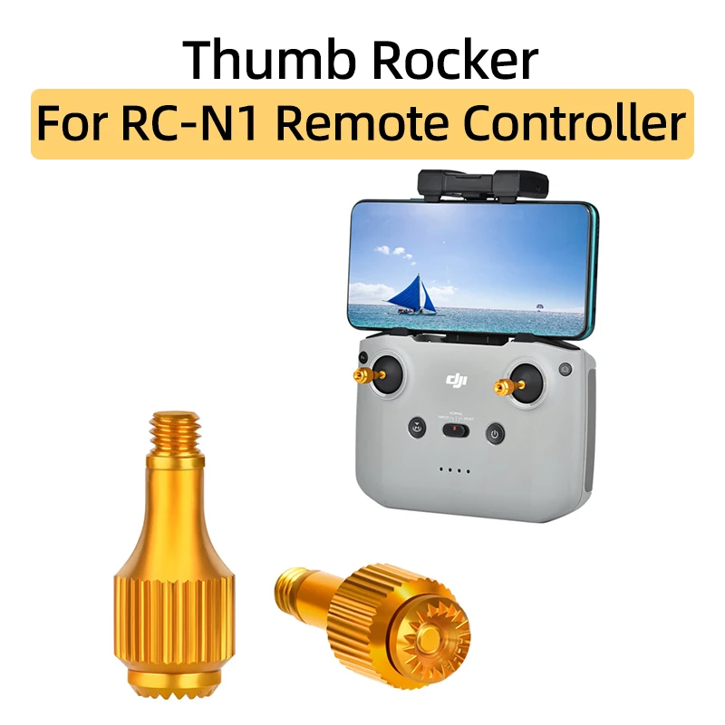 

For DJI Mavic 3/Air2/2S/Mini 2/3/3Pro Drone RC-N1 Remote Controller Thumb Rocker Adjustable Aluminum Alloy Joystick Accesories