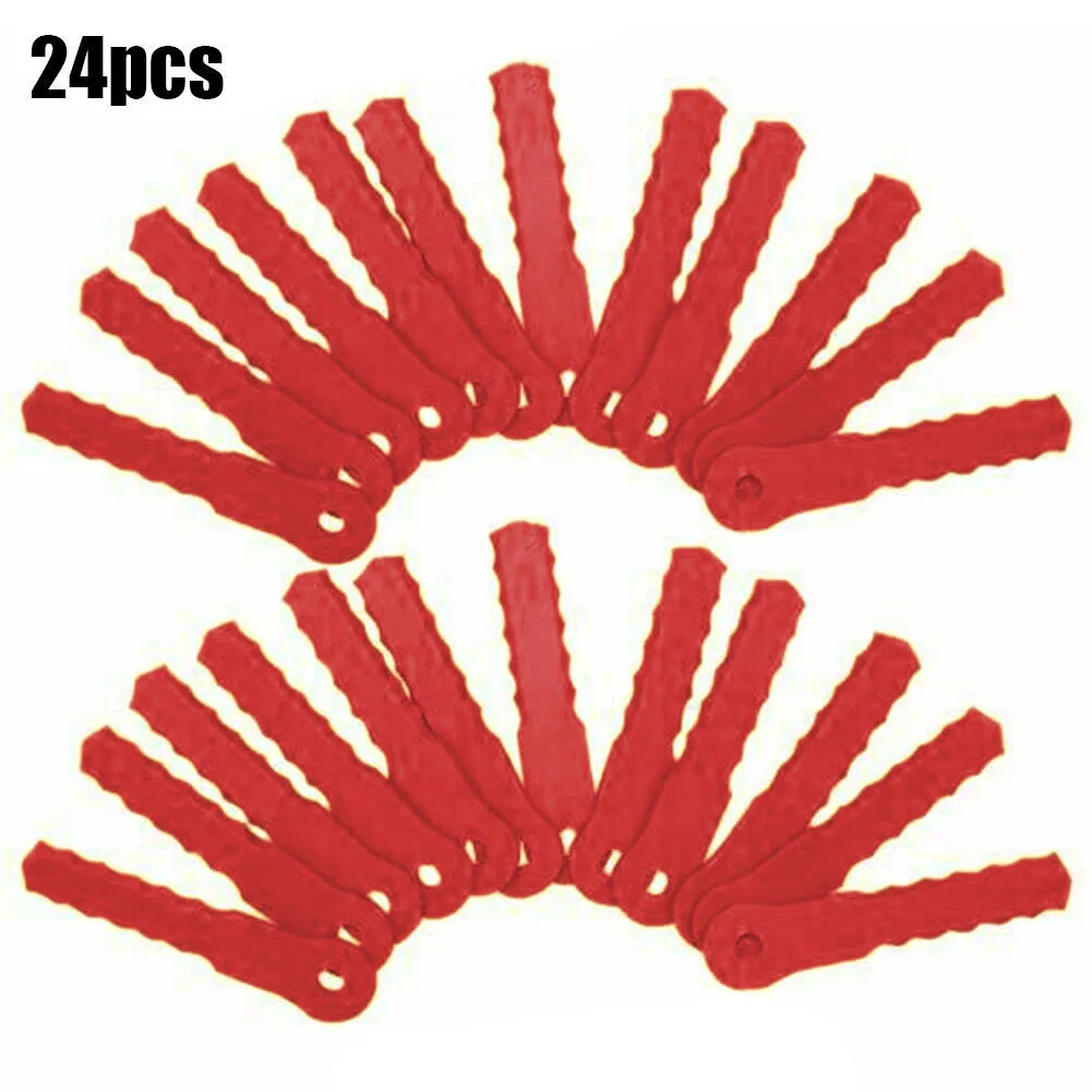 

20Pc Plastic Grass Cutter Blades For 70289A Push-N-L Garden Electric Cordless Grass Cutter Lawnmower Part Replace Plastic Blades