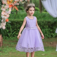 vestido 2022 new sleeveless princess dress flower girl mesh evening dresses for baby girl carnival costume party dress 2 10 year
