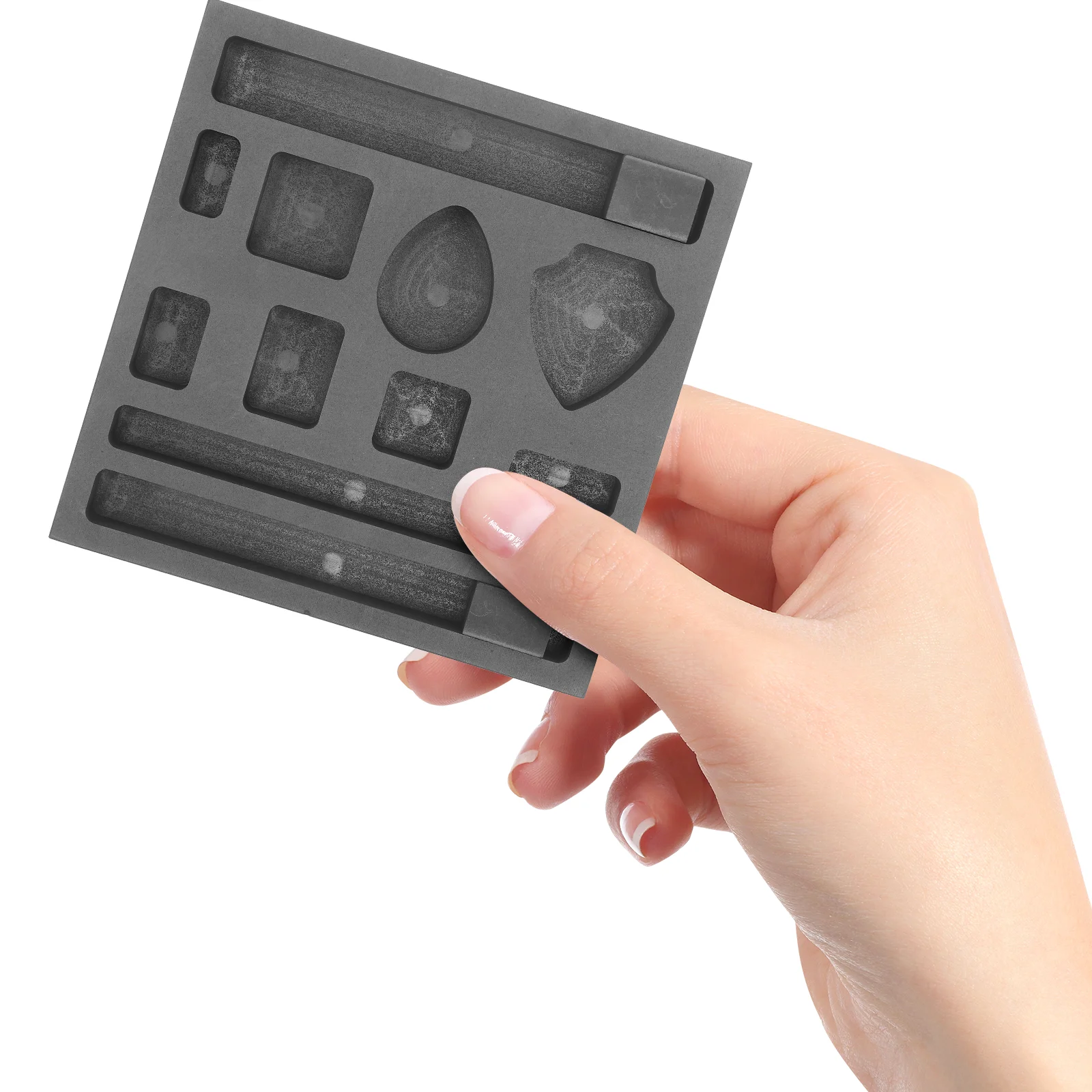 Графитовый масляный бак пористая форма золото для литья свинца плавильный