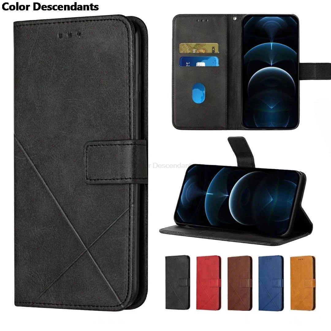 Чехол-книжка для телефона, кожаный чехол для OPPO A17 A16 A78 A15 A57 ...