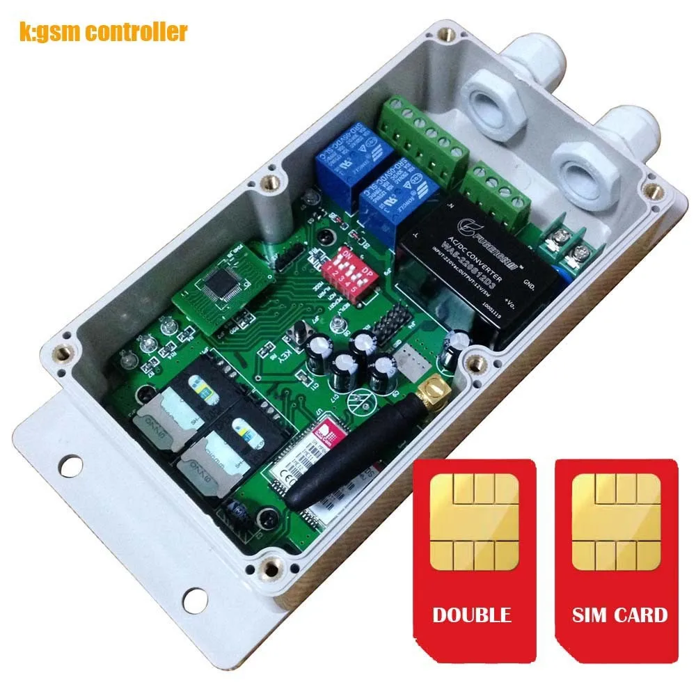 

GSM remote control, SMS relay controller (GSM-DKEY-AC)