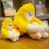 18 65cm changeable yellow banana man doll plush toys appease pillow dolls desktop bedsides decor birthday gift for children baby