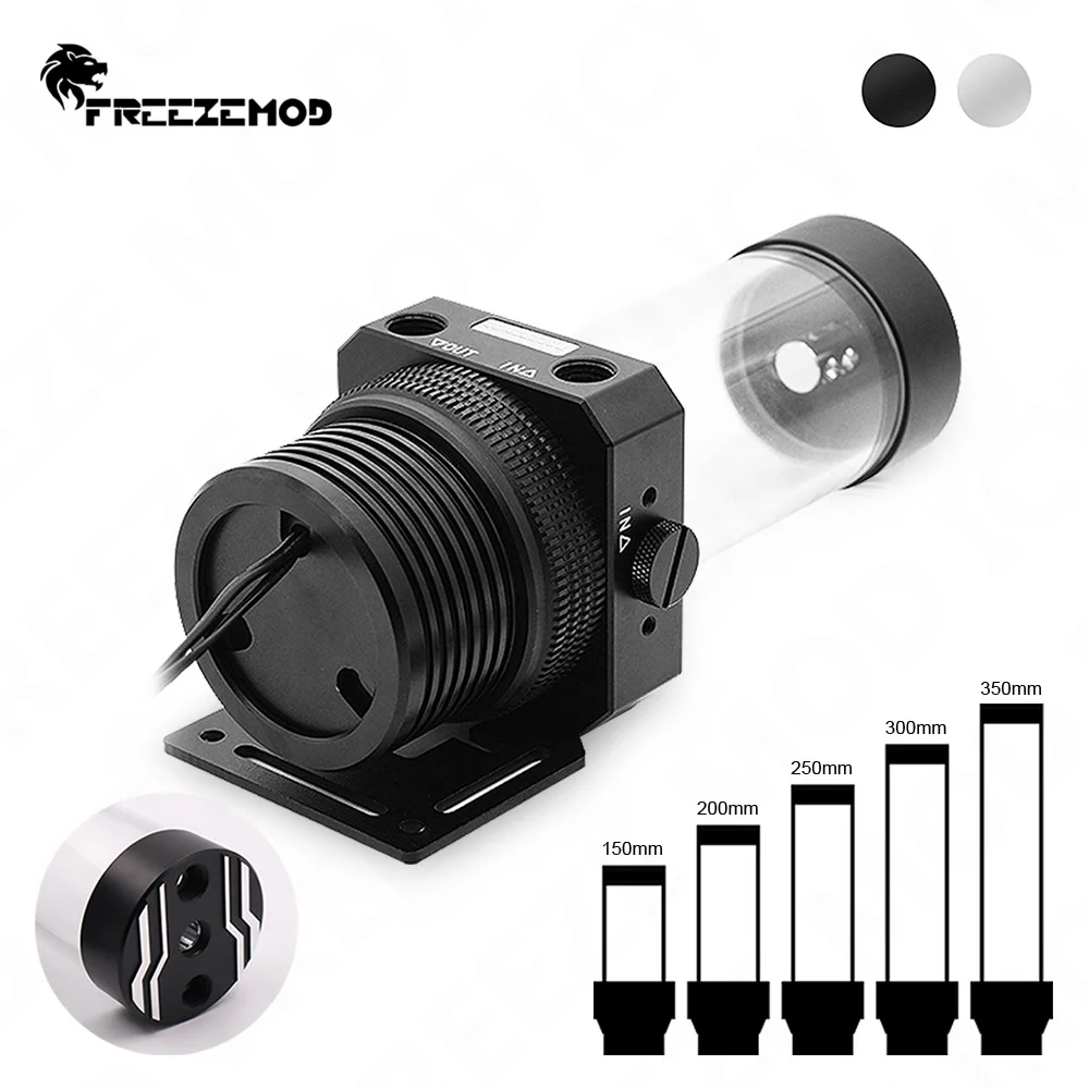 

FREEZEMOD Full Metal Pump Box 1100L/H Magnetic Suspension Pump Water Tank Combo Integrated PWM Intelligent Control Water Cooler