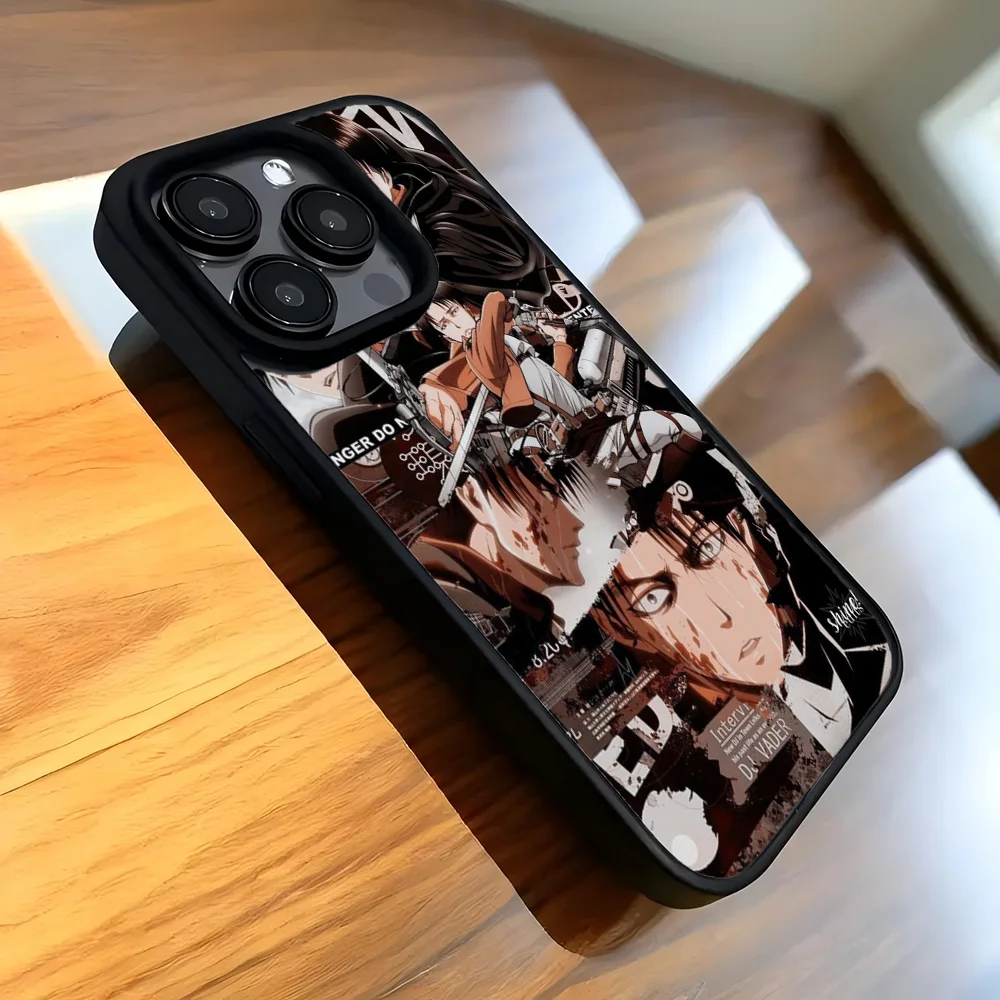 Чехол для телефона с аниме атака на Титанов Сильный магнитный IPhone 16 15 14 13 Pro Max 11 12