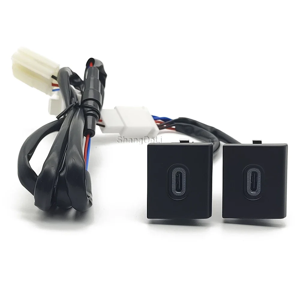 1 шт. розетка для быстрой автомобильной зарядки 12 В/24 В USB-разъем адаптер питания