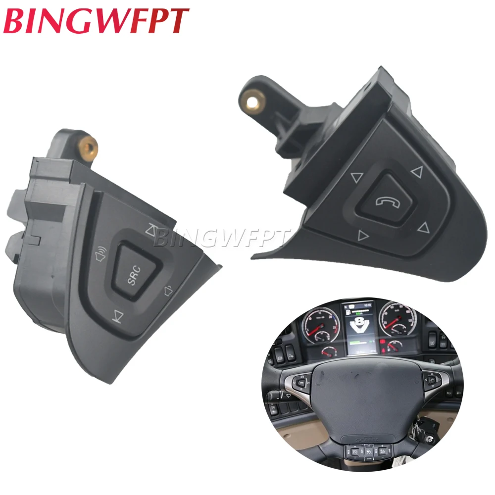 

1870910 1870909 панель переключателя рулевого колеса, модуль, телефонные переключатели и меню для грузовика SCANIA P G R T Series