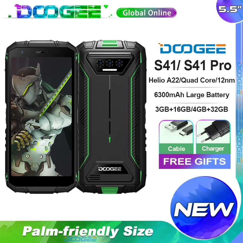 DOOGEE S41 / S41 PRO Rugged Phone 5.5