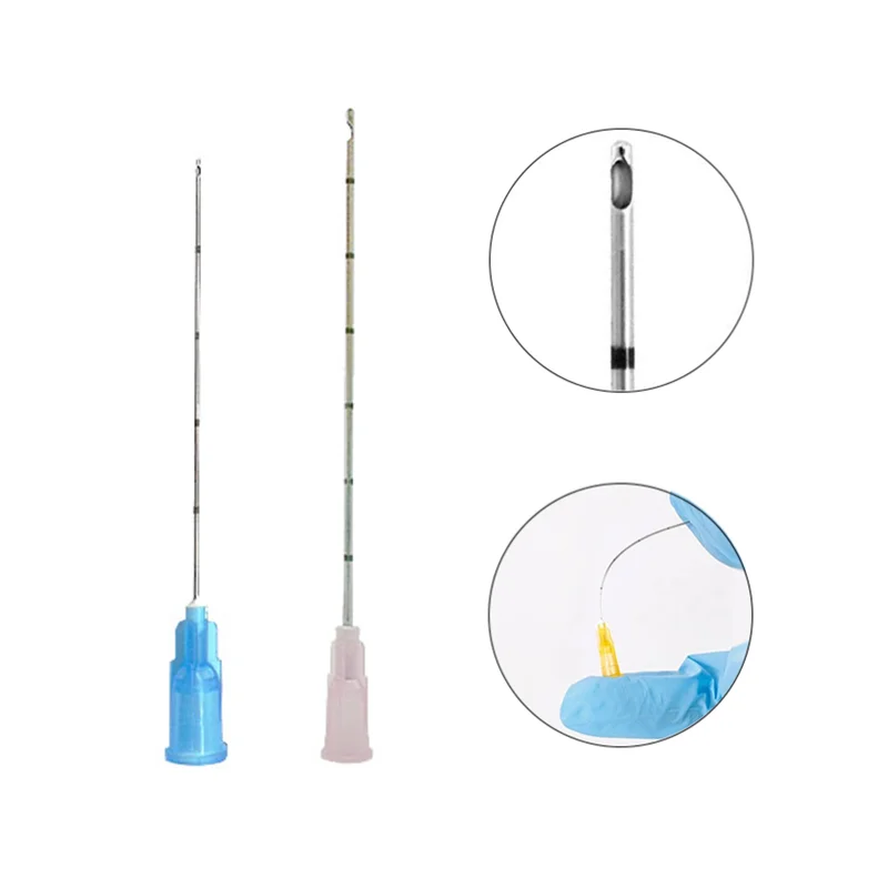 Blunt Tip Cannula High Toughness Disposable 20G 21G 22G 23G 25G 26G 27G 30G Micro Blunt Cannula For Hyaluronic Acid