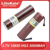 2022 100 original hg2 18650 3000mah battery 18650hg2 3 6v discharge 20a dedicated for hg2 batteries diy nickel
