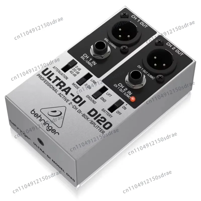 Многофункциональный блок прямого подключениясплиттер Behringer Ultra-DI DI20 с дополнительным режимом Split для использования на сцене и в студии (art.: 3920daff219c7) - 3920daff219c7