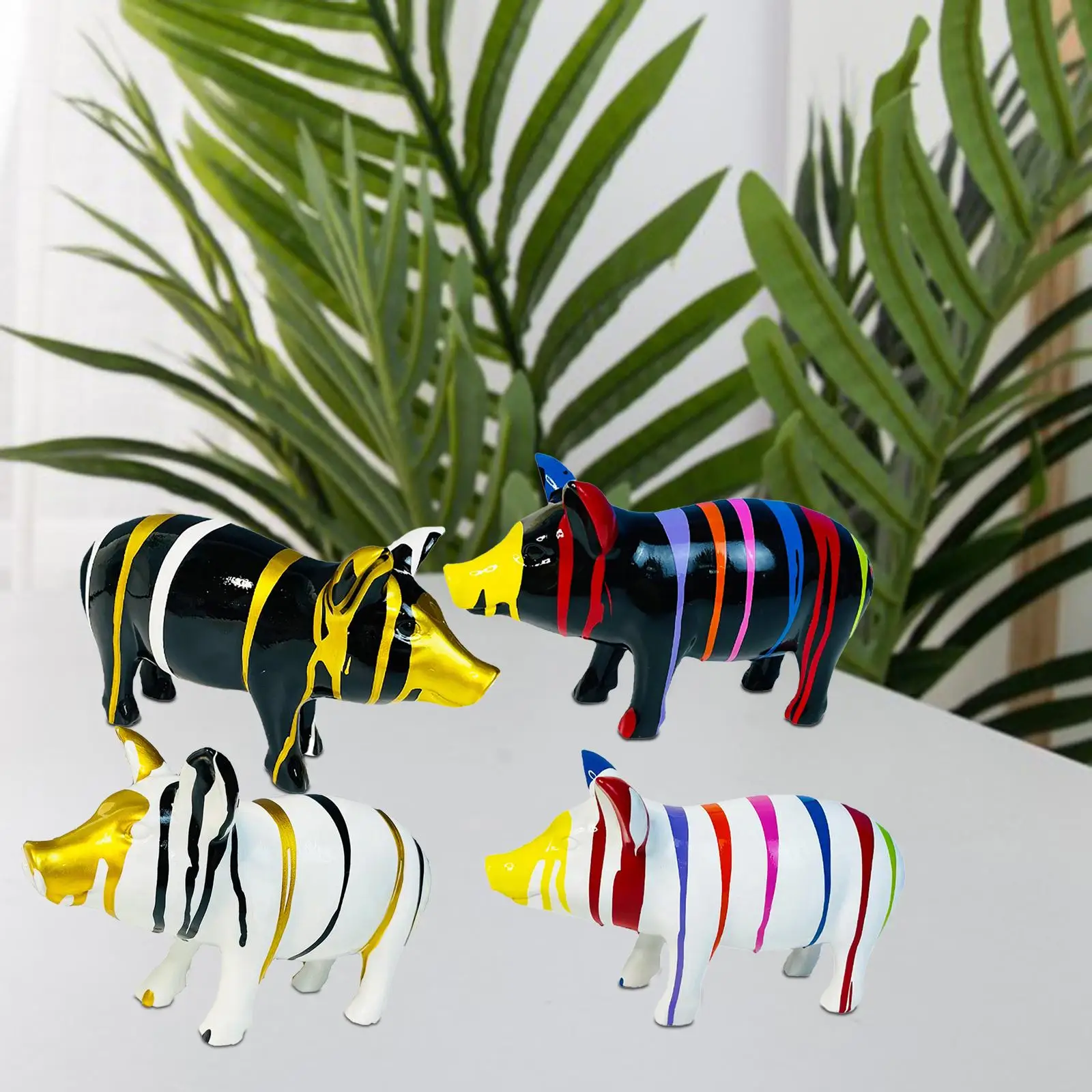 Статуя из свиньи милая креативная статуя в виде животного искусственной