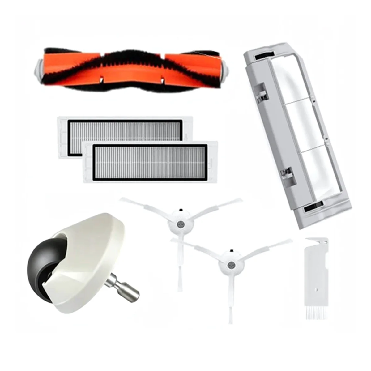 A20M для Mi Vacuum 1-го поколения/2/1S, SDJQR01RR SDJQR02RR SDJQR03RR E4 E5 S4 Max основный фильтр с боковой щеткой