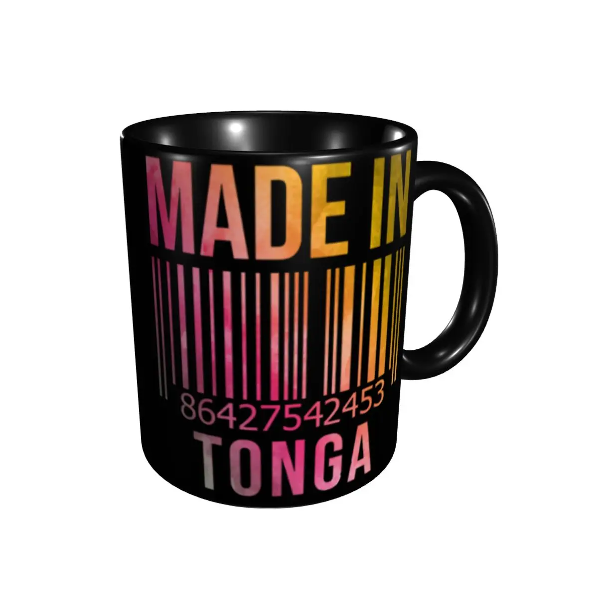 

Promo Made In Tonga Volcanoin Watercolor Mugs Graphic Cool Cups Mugs Print Geeky Volcanoes beer mugs