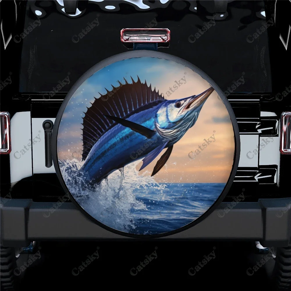 Универсальная крышка для запасных колес Marlin полиэстеровый чехол прыжков из воды