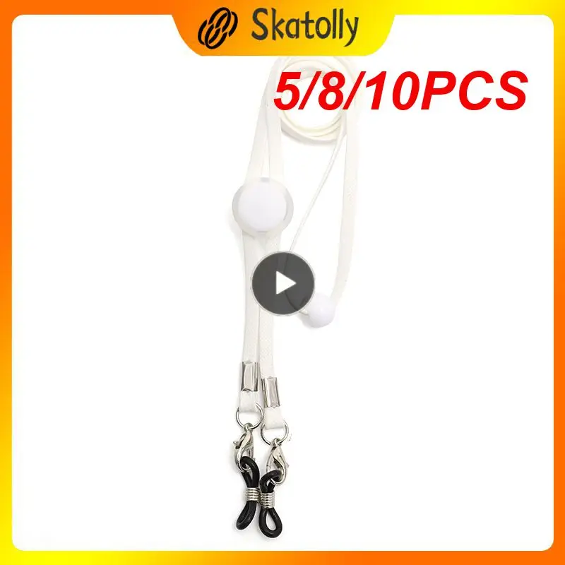 

Adjustable Face Mask Lanyard Anti-lost Traceless Mask Hanging Rope Convenient Holder Mask Strap Portable Masks Extension Cord