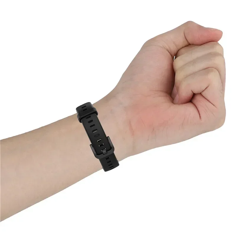 Фото Резиновый ремешок для Huawei Band 6 7 8 9 10 / Honor Band 6, спортивный сменный браслет для смарт-часов Huawei Band 6 Pro Correa №4