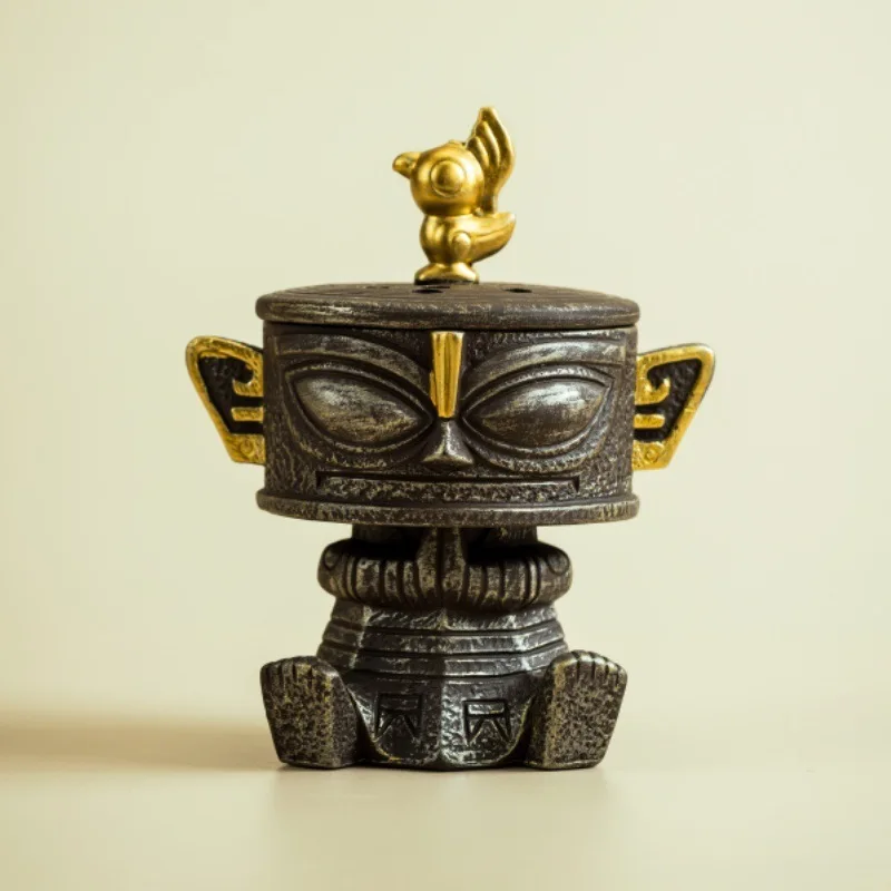 

Керамическая фигурная курильница Саньсиндуй