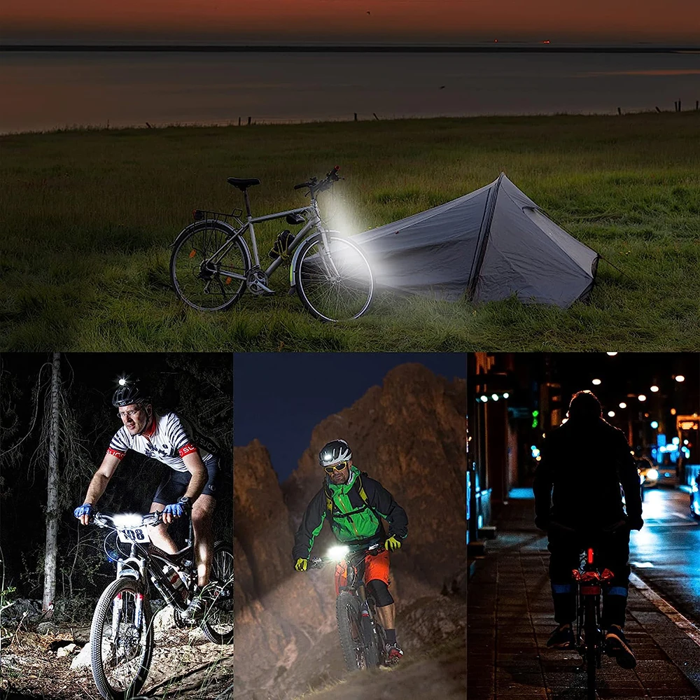LISM 6000LM Bicycle Light Front 8000mAh Bike IPX5 Waterproof Flashlight USB Charging Headlight for MTB Road Cycling Lamp - купить по