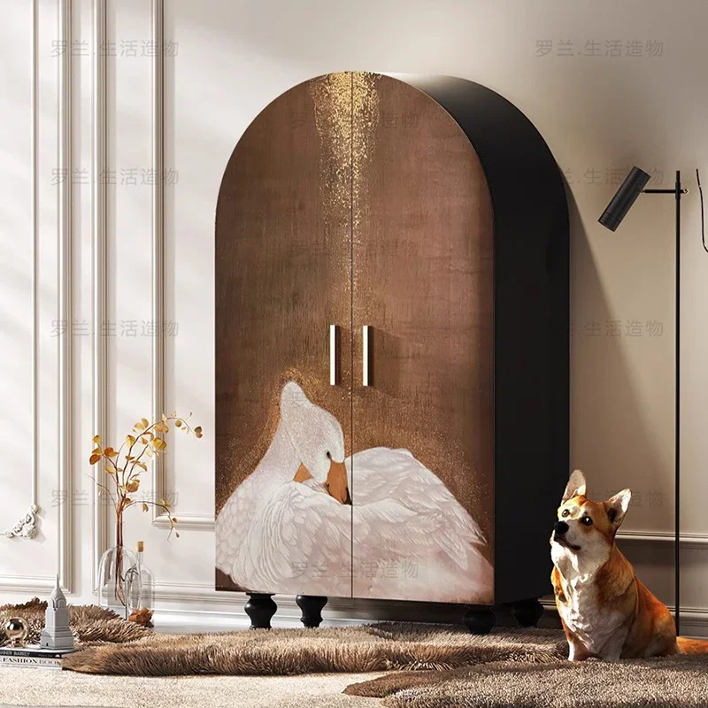 Роскошные современные шкафы скандинавские подвесные для показа одежды вешалка