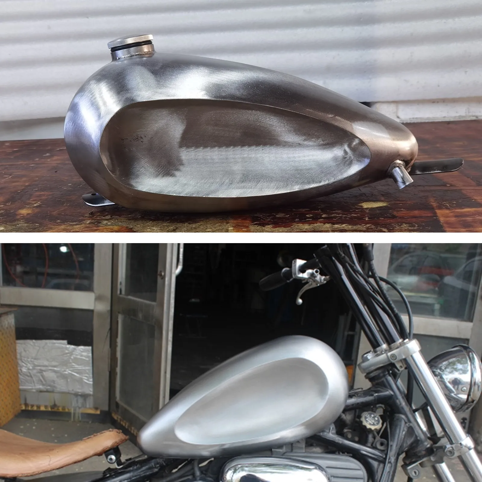 

Universal 7L Petrol Gas Oil Fuel Tank For All Motorcycle General Motorbike Handmade Modified Elding Fueling Can