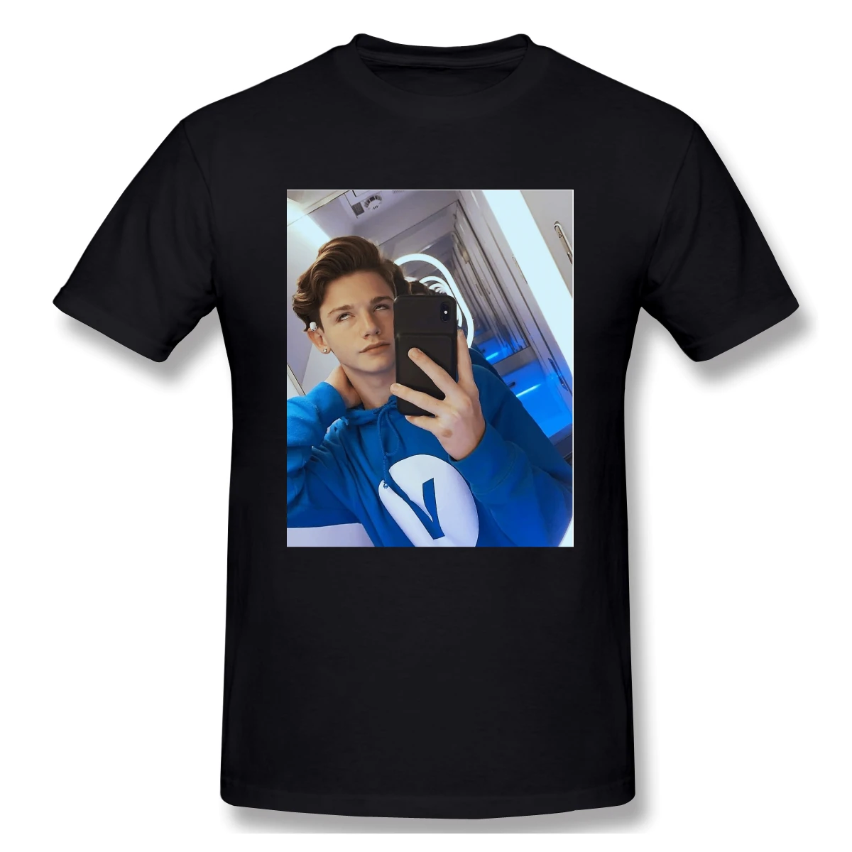 

Мужская футболка с короткими рукавами и круглым вырезом, 100% хлопок, подарок на день рождения