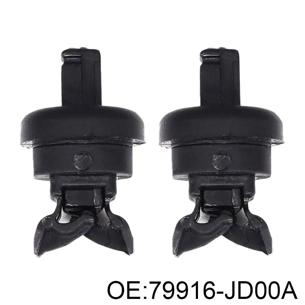 

2 шт., пряжка для багажника 79916-JD00A, зажимы для полки и шнура автомобиля для Nissan Qashqai J10 J11 Rogue Sport Note E11, черный