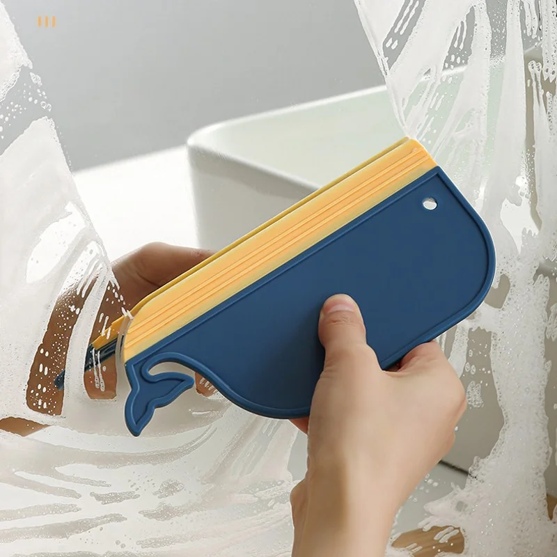 

Mirror Cleaning Wiper Mini Whale Glass Wiper Multifunctional Wiper Window Glass Bathroom Home Bathroom Kitchen Cleaning Supplies
